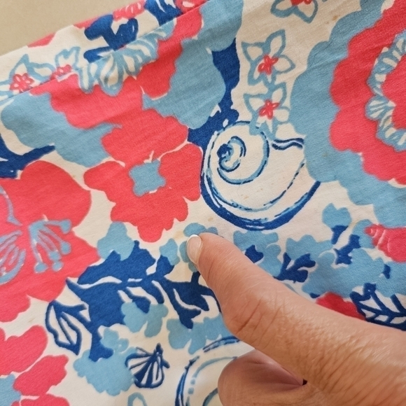 Lilly Pulitzer Bailey Capri Floral Printed Stretch Pants Shell Yeah Size 10 NWT - Picture 11 of 11